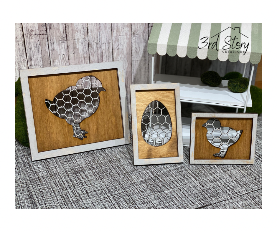 Chicken Wire Spring Frames