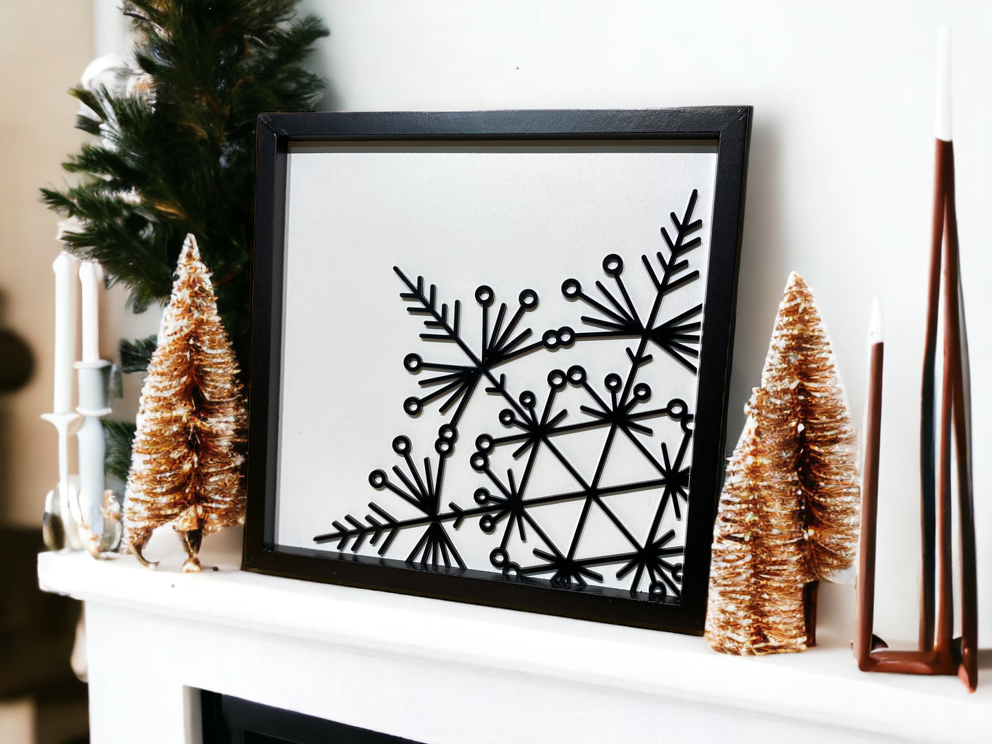 Black & White Holiday Decor