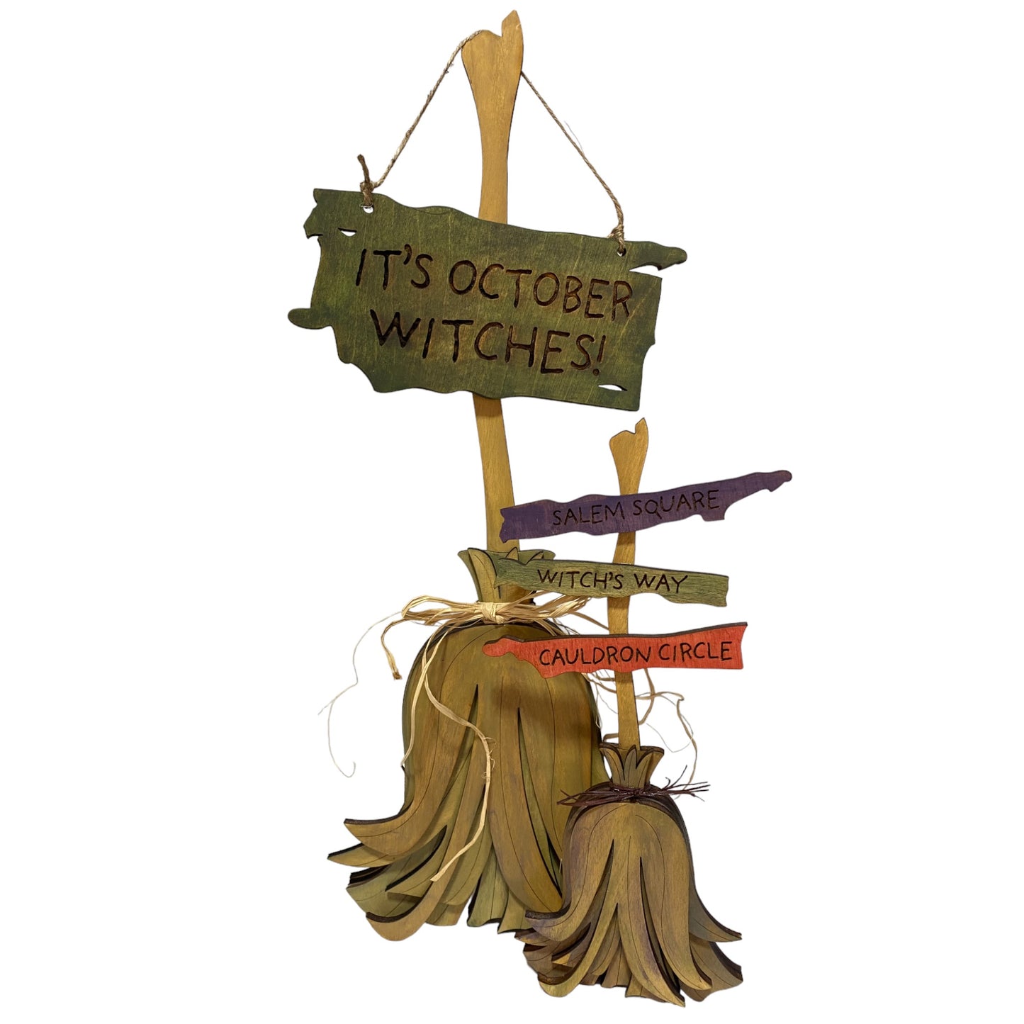 Witch's Broom Shelf Sitters