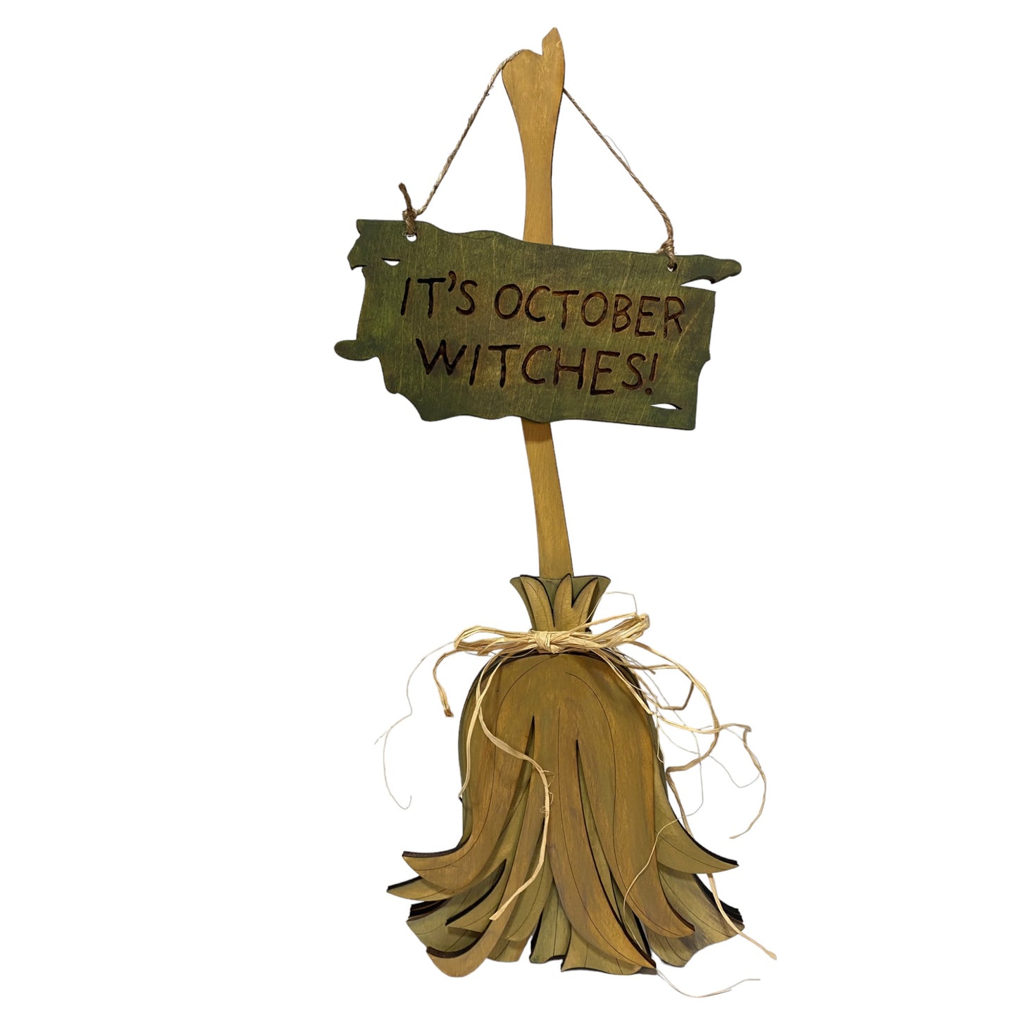 Witch's Broom Shelf Sitters